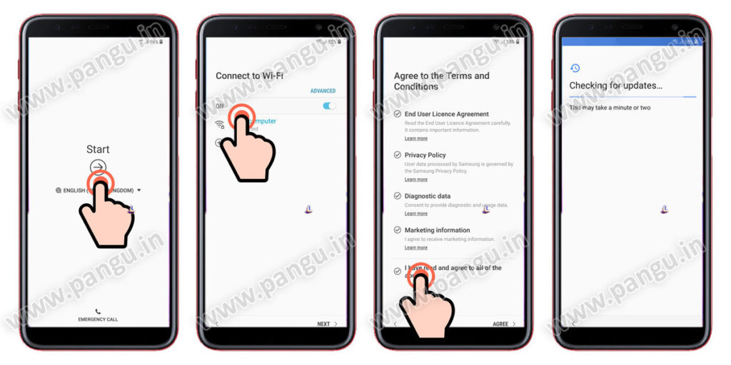 Samsung Galaxy J8 J8 Plus (2018) V8.0 Frp Lock Remove google account done connect samsung galaxy to wifi