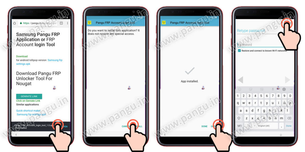 Samsung Galaxy J8 J8 Plus (2018) V8.0 Frp Lock Remove google account done install frp unlock apk or frp account login apk
